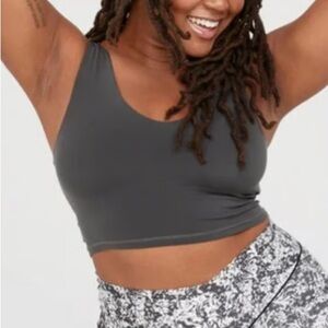 OFFLINE By Aerie Real Me Recharge Keyhole Back Longline Sports Bra Size Medium